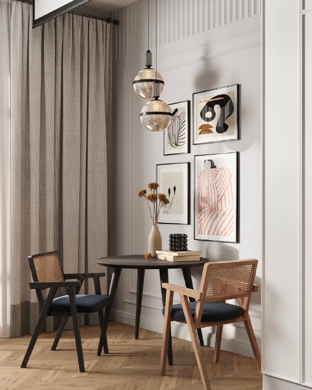 Маленькая, но очень уютная и комфортная квартира.  Преобладание зелёного и бе...