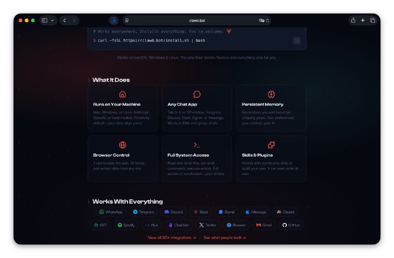 Вышел продвинутый ИИ-агент Clawd: умеет автоматизировать почти все задачи на ...
