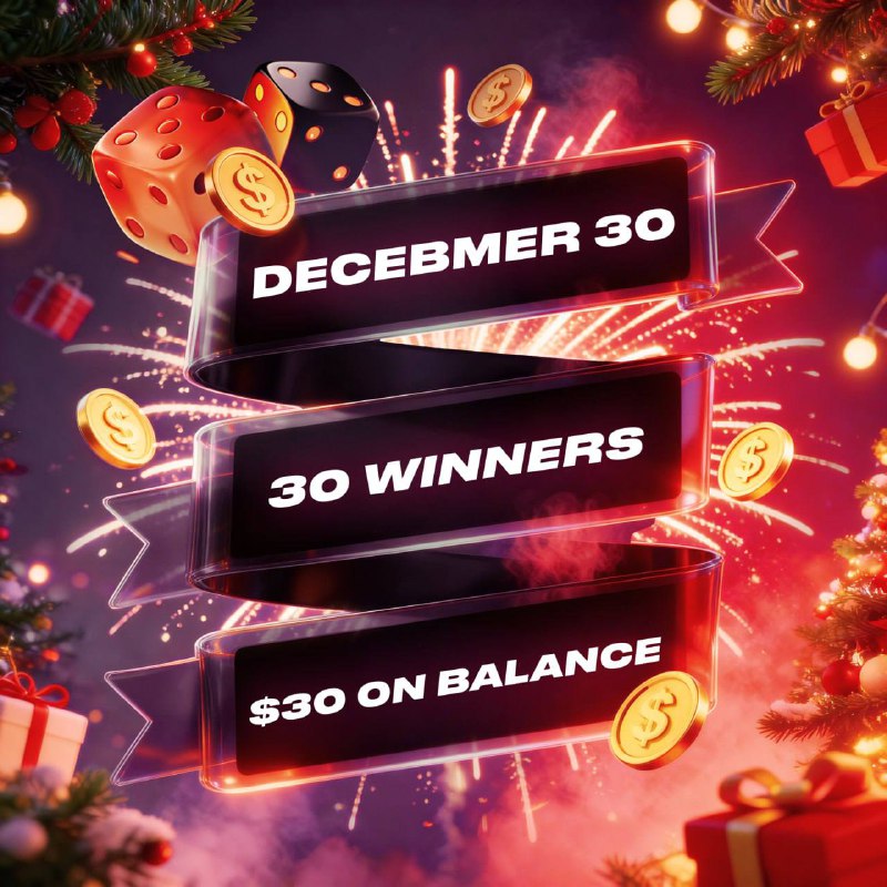 DAILY GIVEAWAY  December 30 = $30 x 30 participants!     Enter:     You need ...
