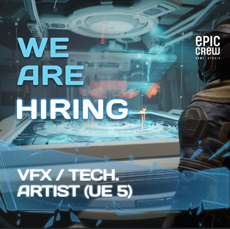 #Инди_Суббота  Вакансия: VFX / Tech Artist   Заработная плата: З/П по результ...