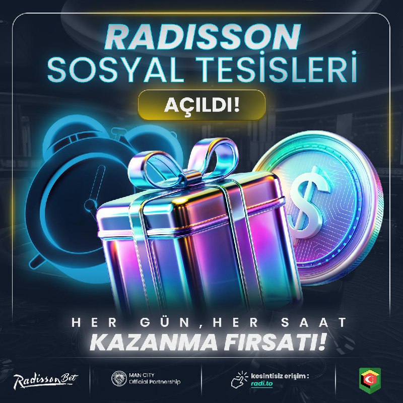 Her Gün, Her Saat Kazanma Fırsatı!       Radisson Sosyal Tesisleri açıldı, eğ...