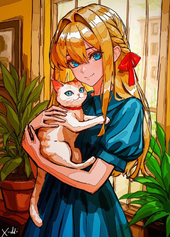 #nekoxl #opus #girl   Сид: 3086792948    (ligne_claire:1.2), (yeougui:1.2), (...