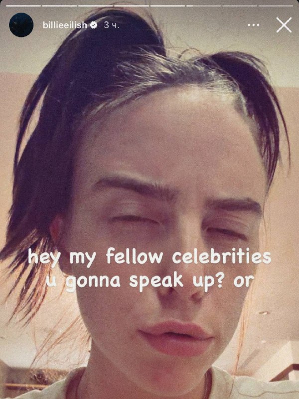 Билли Айлиш призвала своих коллег/знаменитостей выступать против Американской...