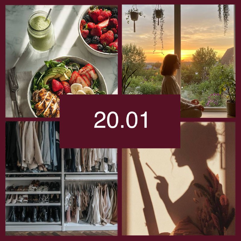 1. Составить меню на будущую неделю.  2. Посвятить 15 минут йоге.  3. Убрать ...