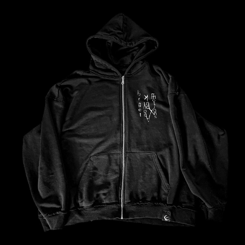 //[R]  DROP  HOODIE  'SMILE'  /DISTRESS  – [общие хар-ки:]  – швы наружу  –  ...