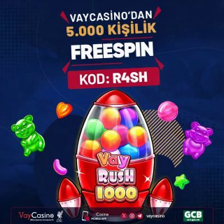 KOD: R4SH   100 Spin Vay Rush 1000 Oyununda Geçerlidir.  5.000₺ Bakiyeye Ulaş...