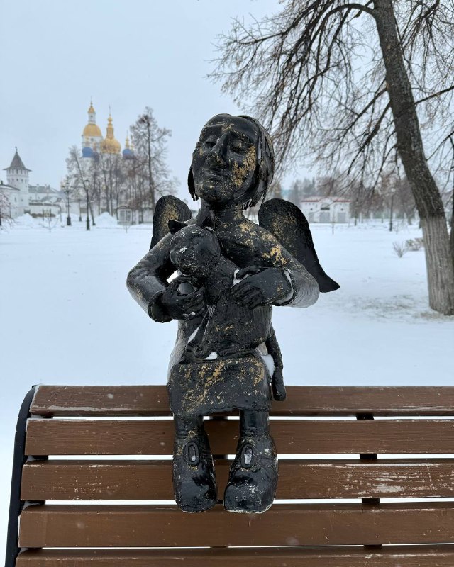 Жанровая скульптура «Милосердный ангел», Тобольск #ТюменскаяОбласть    Милосе...