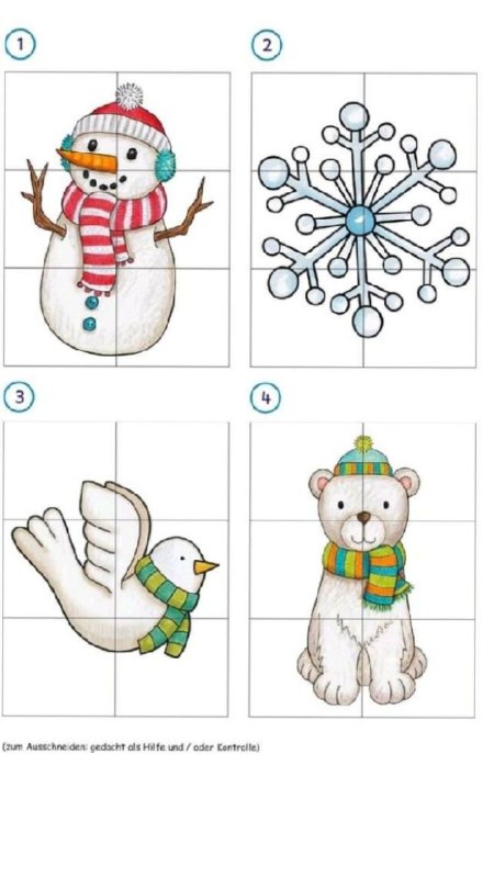 Новогодние пазлы #детям @vsem_mamam