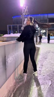 На коньках катались уже?