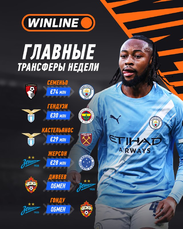 Вторая неделя зимнего трансферного окна вышла насыщенной     «Ман Сити» закин...